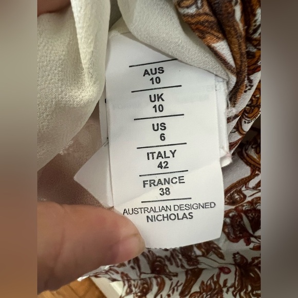 Nicholas Danielle Paisley Maxi Dress US 6 - Picture 12 of 15